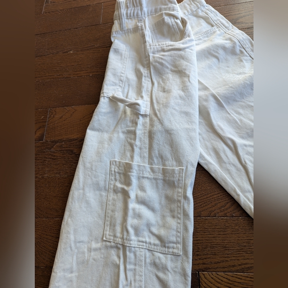 Bluenotes Denim Super High Rise Carpenter Straight Pants Cargo Streetwear Sz XS - Picture 6 of 11